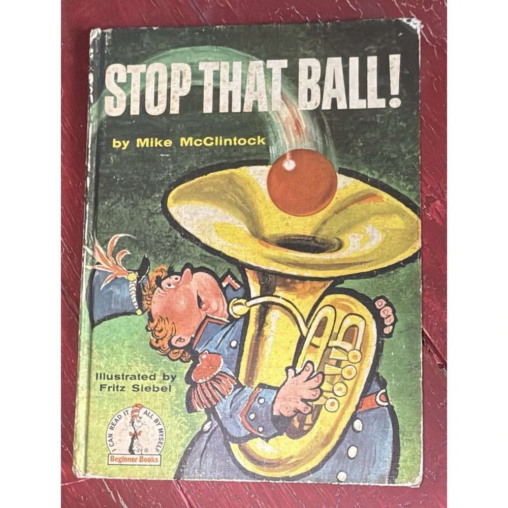 Vintage‎ 1959 Stop That Ball! by Mike McClintock (Hardcover) Beginner Books